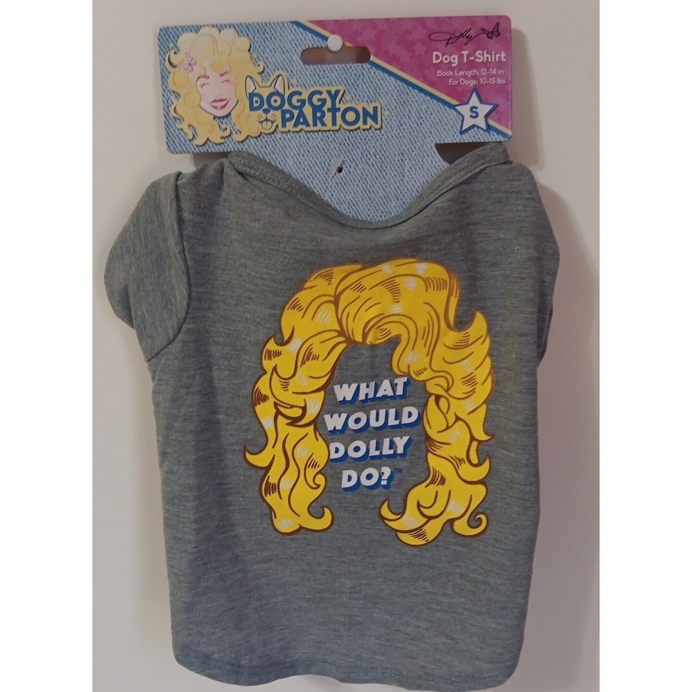 Dog T-Shirt‎ Doggy Small Parton What Would Dolly Do? READ